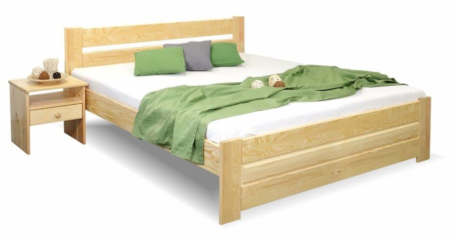 Dřevěná postel Hanka