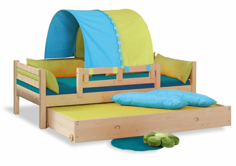 Dětská postel - jednolůžko DOMINO se zábranou D901