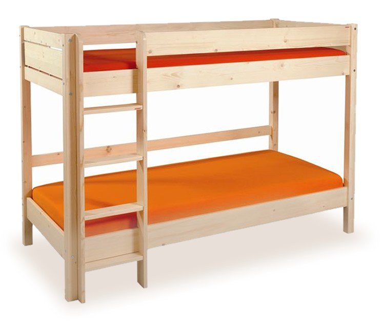 Dětská patrová postel pro kluka a holku KEYLY B0384