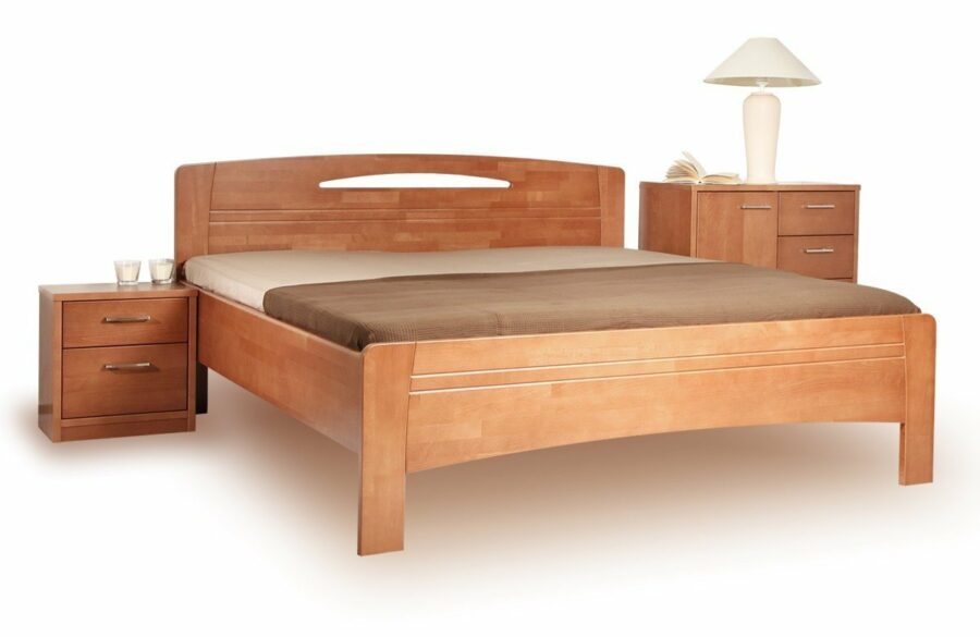 Dřevěná postel - dvoulůžko EVITA 3