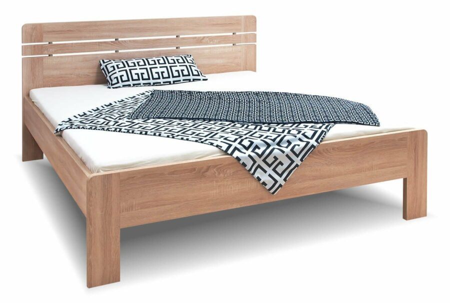 Manželská postel dvoulůžko Ella Lux-oblá
