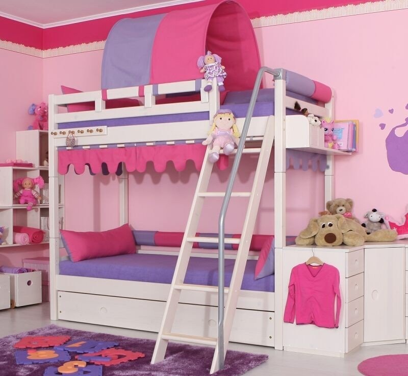 Patrová postel pro holky DOMINO D906 - RF