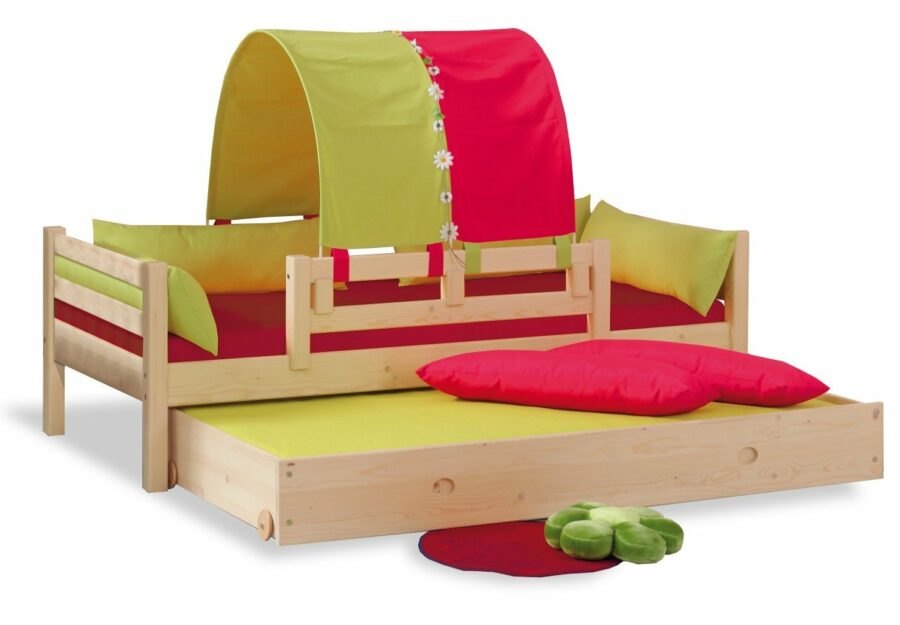 Dětská postel jednolůžko DOMINO se zábranou D902 - RZ
