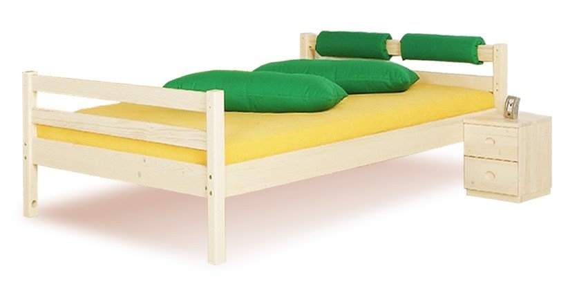 Dětská postel - jednolůžko DOMINO bez zábrany D901