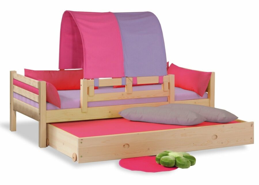 Dětská postel jednolůžko DOMINO se zábranou D902 - RF