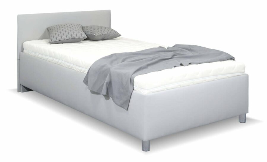 Zvýšená čalouněná postel s úložným prostorem Lyoneta