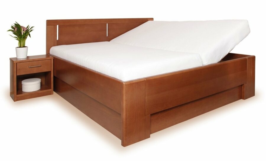 Manželská postel s úložným prostorem DELUXE 3