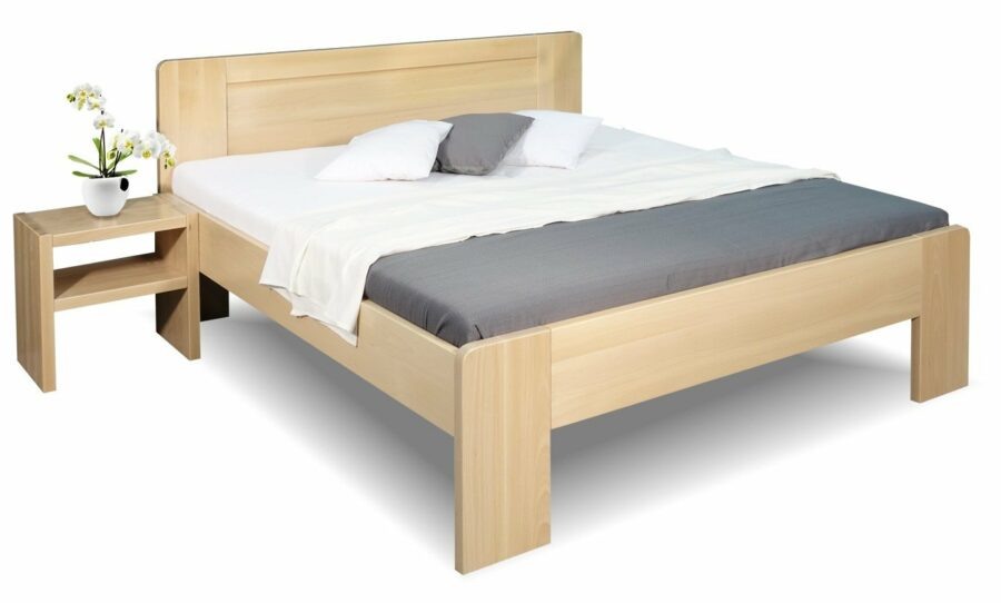 Zvýšená postel z masivu Dan
