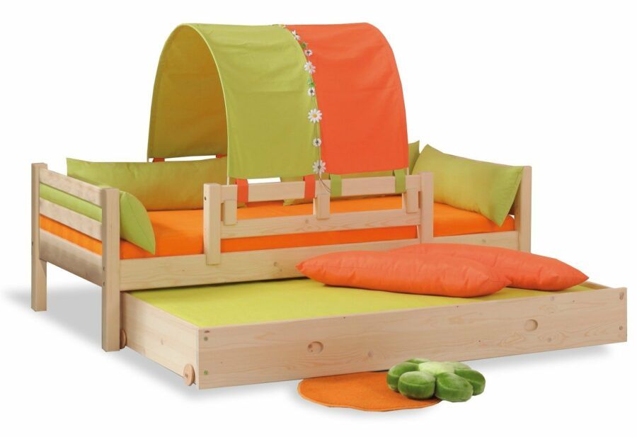 Dětská postel jednolůžko DOMINO se zábranou D902 - OZ