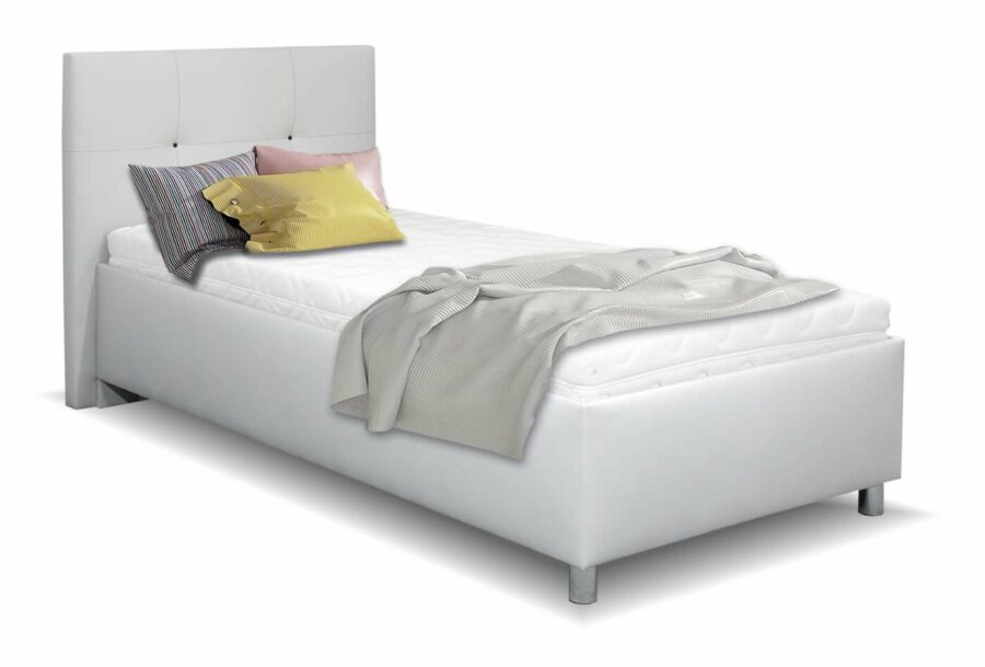 Čalouněná postel s úložným prostorem Crissy