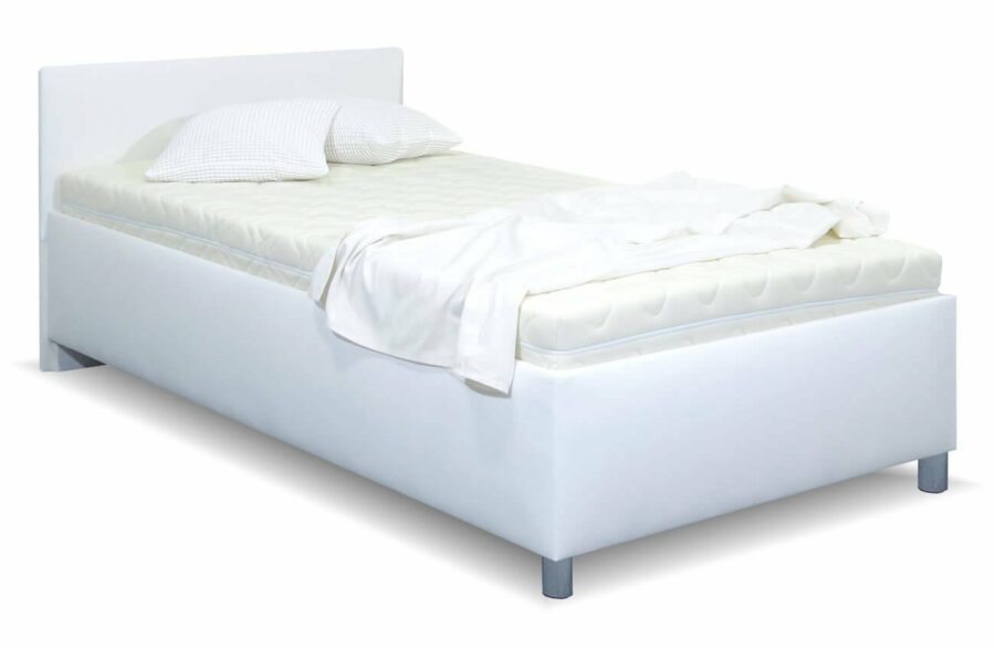 Zvýšená čalouněná postel s úložným prostorem Lyoneta